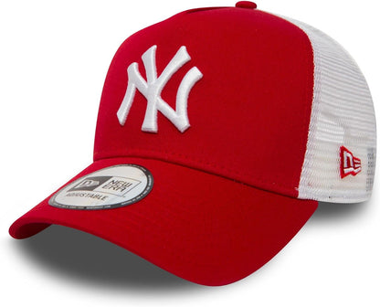 New Era New York Yankees A Frame Adjustable Trucker Cap