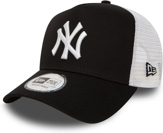 New Era New York Yankees A Frame Adjustable Trucker Cap